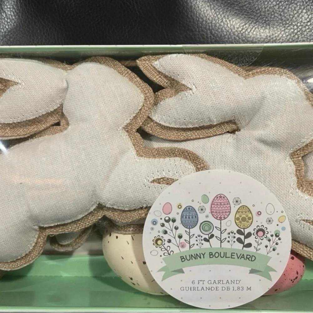 Easter Bunny Garland - Easter Bunnies and Eggs Garland - Bunny Boulevard Garland